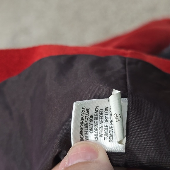 Mossimo Supply Co. Lined Blazer Coat Deep Orange Size Small Double Breasted - Picture 5 of 5